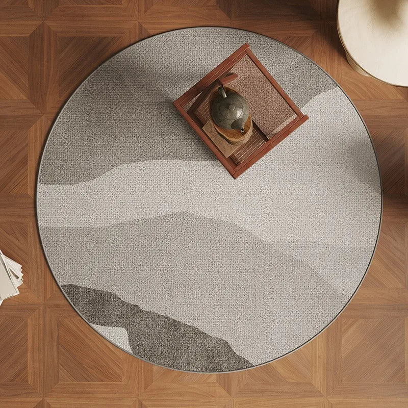 VIKAMA Round Japanese Wabi-sabi Style Living Room Sofa Decorative Carpet Coffee Table Rug Study Swivel Chair Floor Cushion