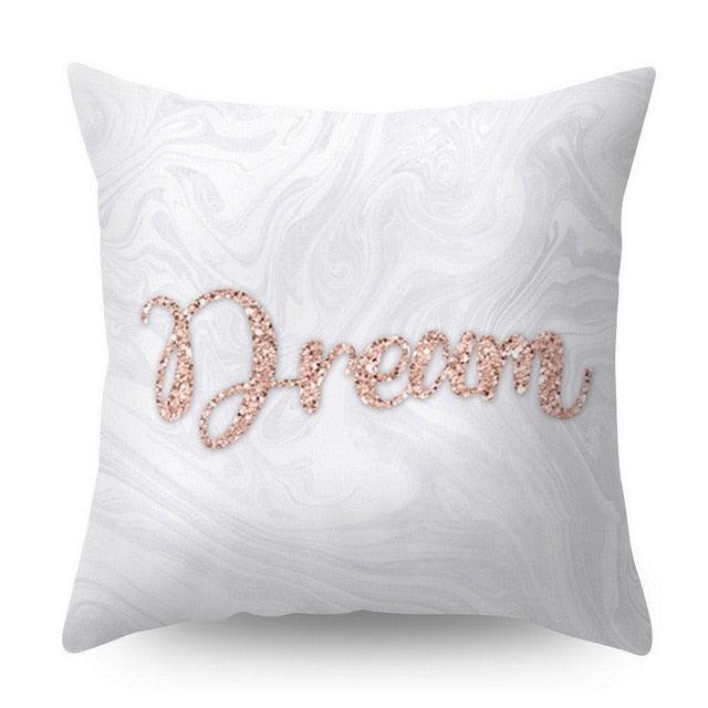 Nordic Style Pillow Covers Plant Letter Flower Geometric Sofa Cushion cover Headrest Pink Party Decorations Gift For Kids Geometric Decorative Throw Pillow Covers Square Cotton Cushion Covers Outdoor Sofa Home Pillow Covers